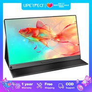 UPERFECT【ส่งจากประเทศไทย】 Portable Monitor 15.6 Inch   FHD dual  IPS HDR  Screen, Gaming  computer Monitors  1080P Display with HDMI Type C,  include Smart Case  for Laptop, PC, MAC, Phone, PS4/3, Xbox, Switc