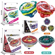 New Beyblade X UX-16-1 Spinning Tops Set UX-15 Shark Scale Deck Set Beyblade with Launcher for Kids 