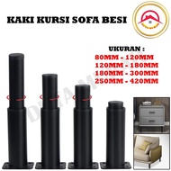 8-25cm Sofa Legs Chair Bed Furniture Foot Adjustable Legs Block Support Legs Iron Nightstand Legs