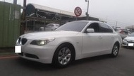 中古車 2006 BMW E60 523 白色 原鈑件 跑15萬 汽油 專賣 一手 自用 轎車 房車 五門 掀背 休旅車