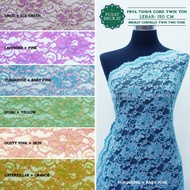 CORNELI BROCADE FABRIC CORNELLY BROCADE MATERIAL/ TWO TONE - 7109/6 CORD [price per 0.5m]