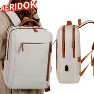 AERIDOK Laptop Backpack, 35L Large Capacity 15.6inch Travel Laptop Bag, Fashion with USB Charging Po