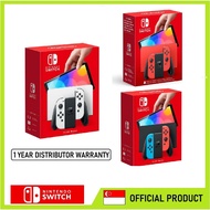 [SG Warrantied Model]  Nintendo Switch OLED Console (FREE Pouch)