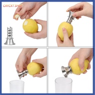 CAYCXT SHOP Stainless Steel Manual Household Juice Squeezer Mini Convenient Fruit Tools Portable Creative Lemon Juicer