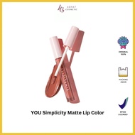YOU Simplicity Matte Lip Color | Transferproof | Pigmented Lipstick | Moisturizing Lips