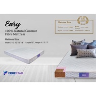 Fibre Star Easy 100% Natural Coconut Fibre Mattress EASY For Back Support单人椰丝床褥床垫 Tilam Bujang kelap