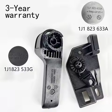 Black Hood Release Grip Handle & Bracket 1J1823533C 1J1823633A for VW JETTA PASSAT CC 1J1 823 533C 1