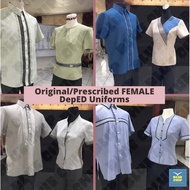 (t shirt tops)Original / Prescribed DepED Teacher's Uniform for WOMEN'S *by SET* (Men's Uniform - Di