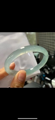 冰種玉鐲 天然翡翠玉鐲 A玉 手鐲 • 冰種果綠翡翠貴妃鐲