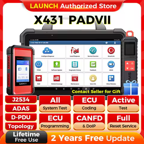 LAUNCH X431 PAD 7 VII PAD7 PADVII Car Diagnostic Tools J2534 Smartlink Automotive Scanner Auto Diagn