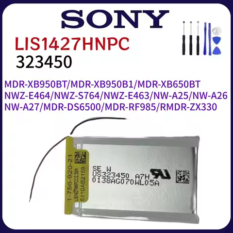 1-10PCS Original 323450 For Sony LIS1427HEPCC LIS1427HNPC Fits MDR-XB950BT NWZ-S764 NW-A25 MP3 MP4 G