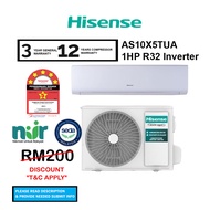 (SEDA) Hisense 1.0HP Inverter Air Conditioner Air Cond AS10X5TUA / (KAGS) AI10KAGS2 /AI10UAGS / AI13