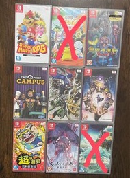 睇內文可換game NSGAME Switch Games 全新未開中文版 super mario rpg 超級瑪利歐two point campus 真女神轉生V超值探事簿 霧雨謎宮働哭奇機CRYM