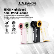 LEANON Portable Fan High-Speed Cooling Experience Portable Mini Jet Fan 10000 mAh Handheld Fan