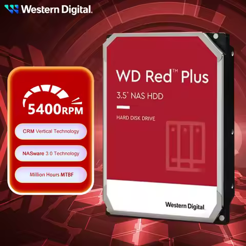 Western Digital WD Original Red NAS Hard Disk Drive 3.5" 4TB 8TB Internal Hard Drive 5400RPM SATA 6G