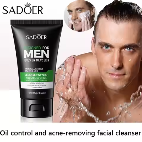 SADOER Multi-Effect Cleanser Oil Control Acne Cleansing Face Men's Facial Cleanser