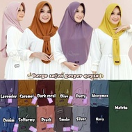 Qeysa Hijab /Bergo Gesper Qeysa / Jilbab Polos / Jilbab Qeysa