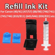 3 In 1 Ink Refill Tool Refill Ink Kit Add Ink Tool Absorption Refill Pumping Tool for Canon 47/57 81