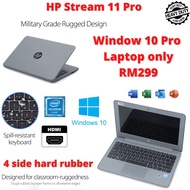 WINDOW LAPTOP HP STEAM 4GB Ram SSD 64GB OFFICE FULL SET BUSINESS LAPTOP EDITING ULTRABOOK LAPTOP