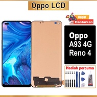 For Oppo Reno 4 4G 5G CPH2113 CPH2091 A93 4G LCD Original