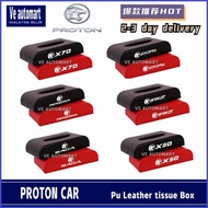 (READY STOCK) Vemart car tissue Box Leather saga persona iriz exora x70 accessories wira proton tisu