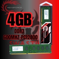 memory ram komputer midasforce longdimm ddr3 4gb8gb 3600mhz pc12800 - 4gb