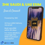 eSIM Saudi Arabia & United Arab Emirate | by 3HK  [ Data only eSIM ] [ Arab Saudi + UAE eSIM ]