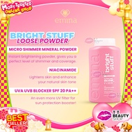 Emina Bright Stuff Loose Powder 55gr - Instant Bright Loose Powder, Matte Results, Oil Control | Loo