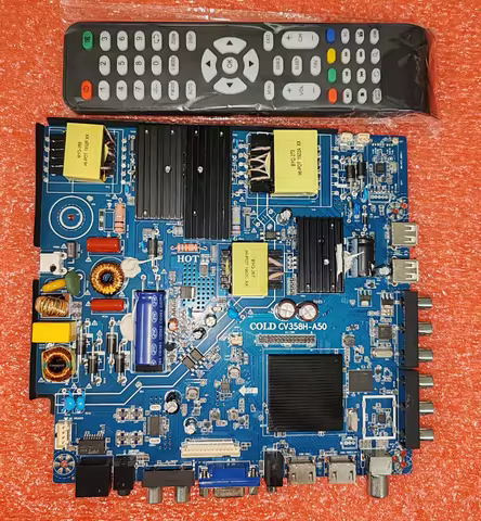 CV358H-A50 4-core smart WiFi TV motherboard Backlight high voltage 108--128V 600MA Match remote cont