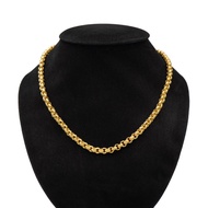 สร้อยคอ ชุบเศษทองคำแท้ (เลือกขนาดความยาวได้) รุ่น siam-goldneck1200001 by siamonlineshop