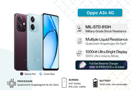 OPPO A3x RAM 8/128 GB GARANSI RESMI ORIGINAL 1 TAHUN