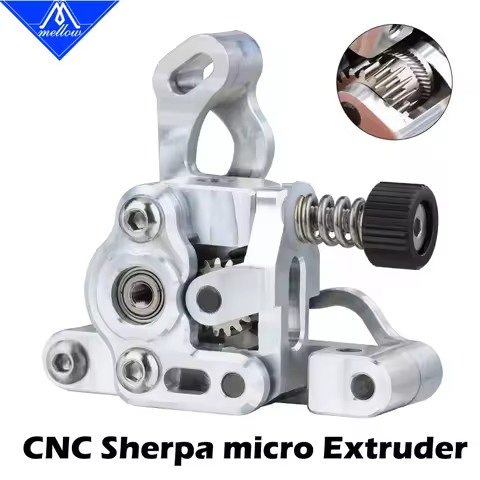 Mellow Sherpa Micro Extruder All Metal CNC With 8T/10T LDO / Moons Motor For Voron 2.4 Ender3 BLV 3D