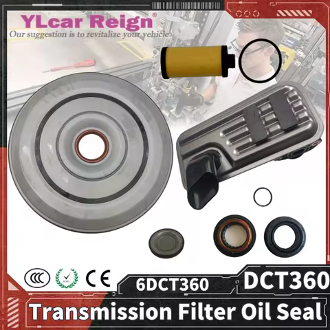 6DCT360 DCT360 Automatic Transmission Clutch Cover Filter Oil Seal For Zotye T600 Cheetah Hanteng X7