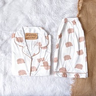 terno women pambahay sleepwear for women pajama 9 CHANDLER polycotton shortsleeves shorts sleepwear 