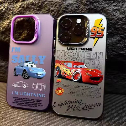 Car Lightning McQueen Sally Lovers Hard Case for Xiaomi POCO X7 X6 X5 X3 F6 F5 M6 Pro F8 F7 Ultra F4