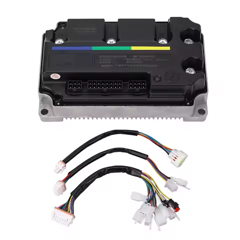 ECU Sine Wave Controller IP67 Waterproof Low Noise Programmable Controller Fit for QS Wheel Hub Mid 