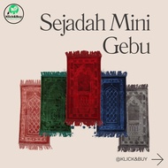 Sejadah Mini Gebu / Sejadah Muka / Sejadah Travel  35cm x 65cm Premium Quality 💯