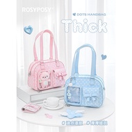 PUFFOCATˇ RosyPosy Polka Dot Patent Leather Baby Bag 15cm High-End Pain Bag ob24 Cross-Body One-Shou