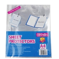 Kidario 11 Hole Sheet Protector 0.5mm ( 10s & 100pcs)