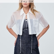 SALISA-SHEER SHIRT FW25 Crop