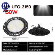 (รับประกัน1ปี)โคมไฟอุตสาหกรรม หลอดไฟ LED UFO กันน้ำกลางแจ้ง โคมไฟติดโกดังสินค้า ติดโรงงาน ความสว่างส