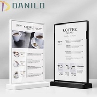 DANILO1 Acrylic Sign Holders, Anti Drop Plastic Menu Display Stand, Art Display Frame L-Shaped T-Sha
