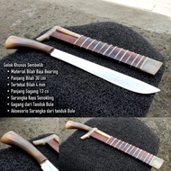 Golok Sembelih Castom Tanduk Baja Bearing