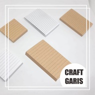 Memopad 7 X 10 cm / Kertas Memo / Notepad Vintage Kraft Putih Notepad Catatan Kertas Memo Pad Polos 