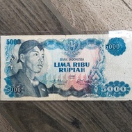 uang kuno 5000 Sudirman tahun 1968