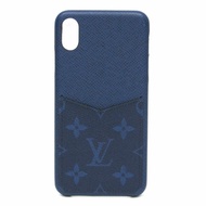 Louis Vuitton Monogram Taiga 皮革手機保險桿適用於 iPhone XS Max 鈷色 IPHONE 保險桿 XS Max M30273