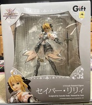 正版 日版 GIFT PVC白賽巴 saber 莉莉 戶田聰 1/8 Fate/Zero 公仔 模型 塗裝完成品 正版商品 PVC塗裝完成品