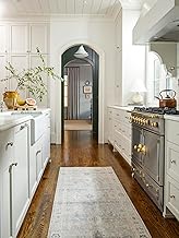 Livabliss x Becki Owens Marlene Vintage Medallion Runner Area Rug, 2'7" x 7'3", Pale Blue