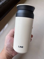 LINE x KINTO 聯名日本品牌保溫瓶/ TRAVEL TUMBLER 隨行保溫瓶350ml-白