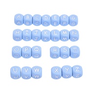 Alphabet Silicone Teether Beads